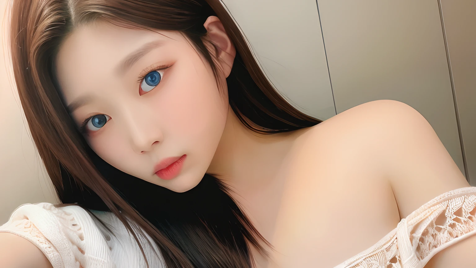 Perfect eyes,barechested,Bare