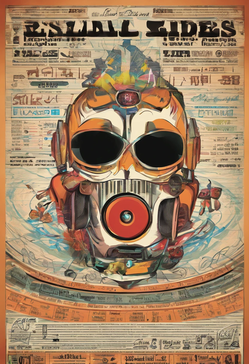 a musical ilegal animel rave Flyers info with list of list of artists names