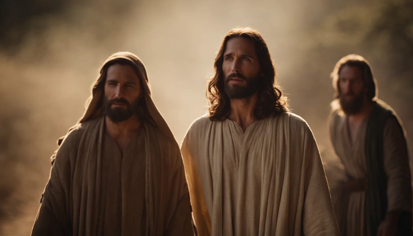 Jesus Christ with the disciples of Emmaus
