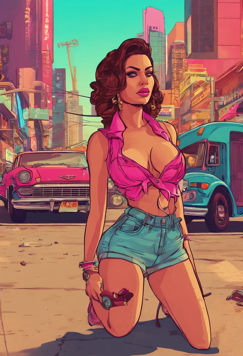 Generate artwork , vitromorfismo, fotografia de jovem mulher confiante com cabelos preto, inspirada em Morena Baccarin, usando um capuz, em uma rua, fotorrealista, Cinematic lighting