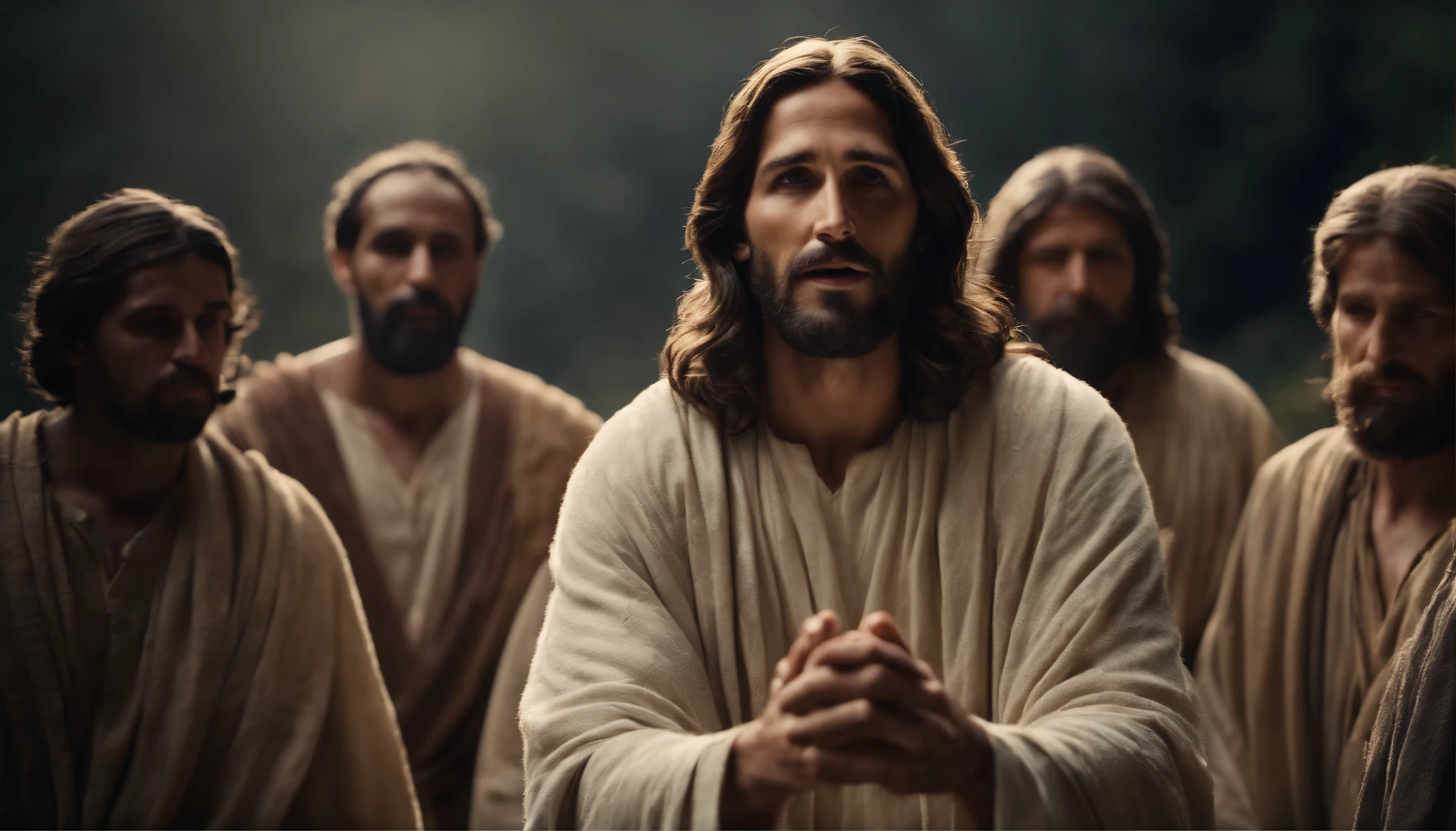 Jesus Christ with the disciples
