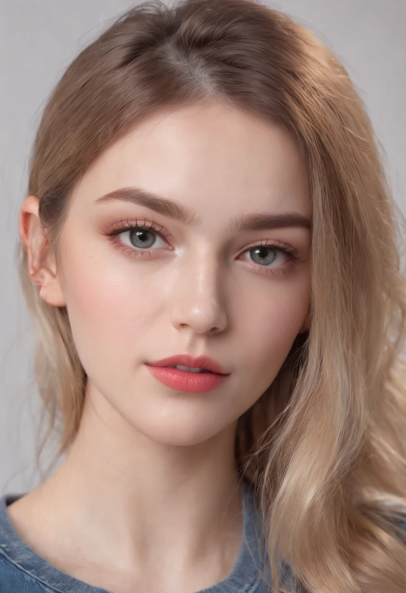 (((young beautiful girl, ultra detailed, official art, unity 8k wallpaper, (fashion magazine cover:1.3), BREAK denim mini skirt, graphic tee, combat boots, mandala))) ultra face close up, face up,1Girl 18 years old, nur, Lange Haare, Blick auf den Betrachter, blonde hair, blaue Augen, Schmuck, Halskette, schulterfrei, pullover, lips, realistisch, Nase, Flirten mit der Kamera, close up shot, realism, detailed eyes, skin imperfection, fine small freckles, natural, without reflection and shadow on the face, without glare, ultra high face texture, colours, realism, 8K, natural, big lips, full lips, hyper detailed photo, photorealistic