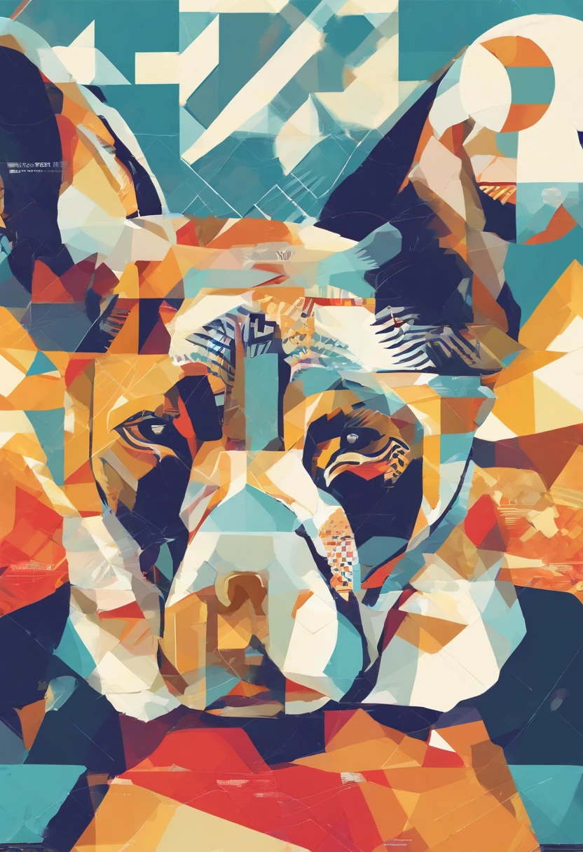 (Nvinkpunk:1.2) (Estilo SNTHWVE:0.8) um cachorro  Beagle, onda de luz, Sunny sky with lots of clouds, intrincado, altamente detalhado