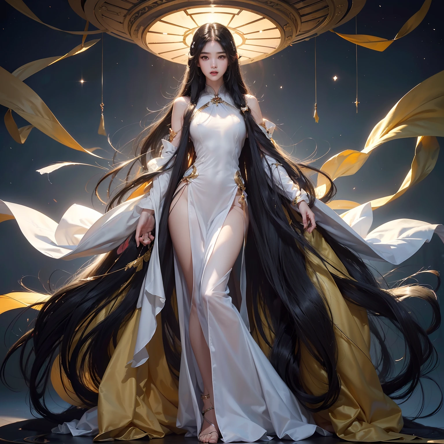 (Top image quality、top-quality、Top resolution、hyper realistic photography、Full body photo、masterpiece、)1 girl、Very beautiful face、Super Super Long Hair、half of the head is white-headed,、Half of the head is a skinhead、half of the head is bald,、Half of the head is a shaved head、Half of the head is about 3 meters long with hair like a high school ball kid,,,,,、Straight black hair、Black hair longer than height、Black hair that has not been cut for more than 20 years、Slender body、White underwear or naked、Indoor Location、Winner of the World Long Hair Contest、Full body real photo、Head-to-toe photo、Photo taken from about 4 meters away、Super Real、Stand up straight、She has super long hair that covers her entire body、The longest black hair in the world、Body buried in hair、Hair tangled all over the body、Long black hair is silky、Rich black hair fluttering in the wind、The luster of black hair is wonderful.......、Shaved head、Bald head、slippery head、Ridiculously short hair、Head Like a High School Ball Kid、Shorter hair than boys、Shaved Girl、short hair like a monk、skin head、Bald、