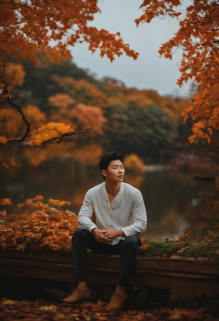 A young man named Weiban loves to sing at night and lives in one's room in the autumn season