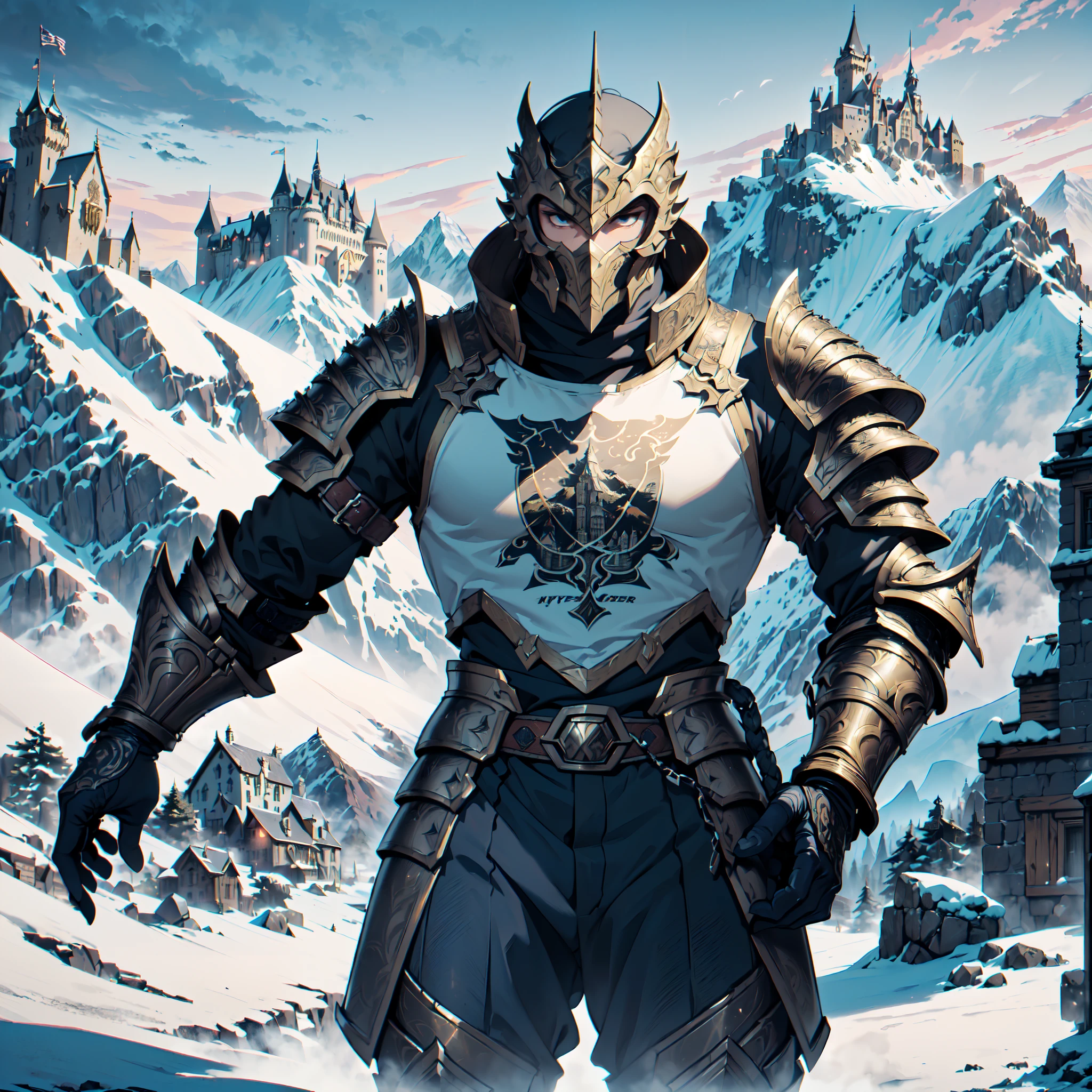 128K Resolution,
Ultra High Definition,
Best Quality,
Hyper Detailed,
Masterpiece,
Anime,
Body Shot,
1 Boy,
Handsome,
Hyper Detailed Short Hair,
(((Hyper Detailed Armor Plates))),
(((Hyper Detailed Undershirt))),
(((Hyper Detailed Engraving Baron Armor))),
(((Mountain Castle Background Scenery))),