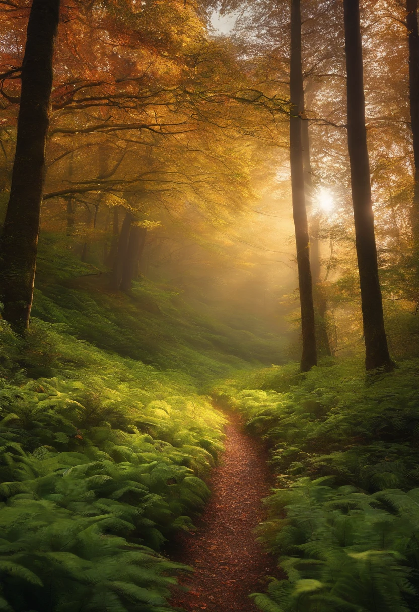 Forest glade, background, jour