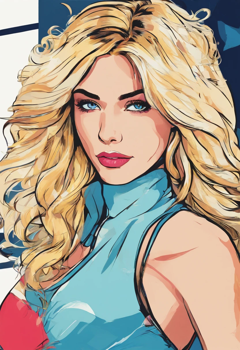Blonde woman with blue eyes, smiling, on a machine in the gym, Lara Stein, Alexandra Waliszewska, schulterlanges blondes Haar, Most beautiful woman in the world, beautiful look, Perfektes Detail, Victoria's Secret-Modell, blonde haare blaue augen, Mittlere Nahaufnahme, blonde Haare und blaue Augen, lange blonde Haare und blaue Augen, ohne Augenbrauen