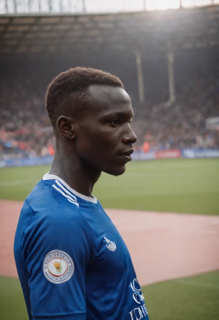 Homem soccer player Senegal, 20 anos, in Leicester