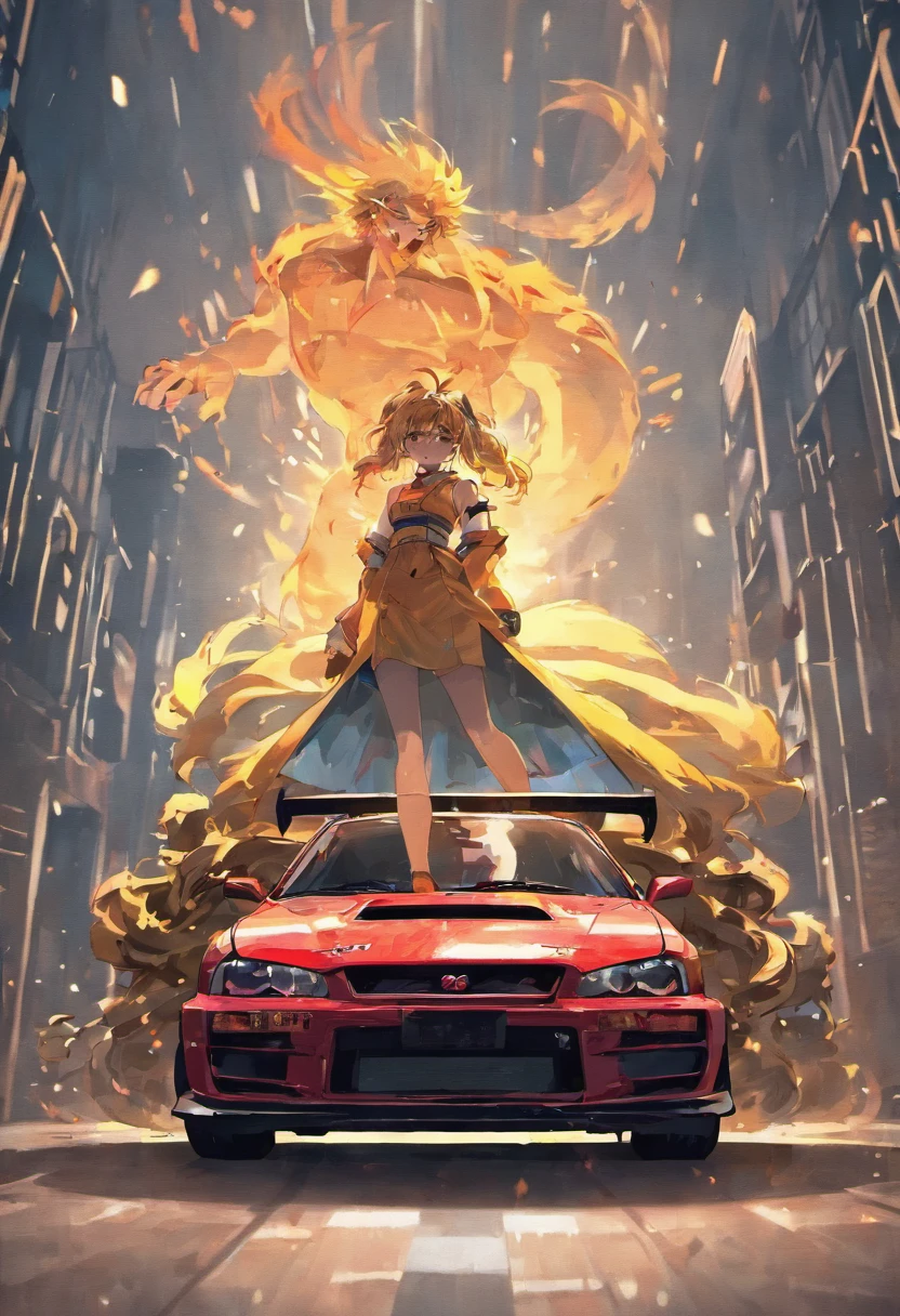 R32 drifting against WRX