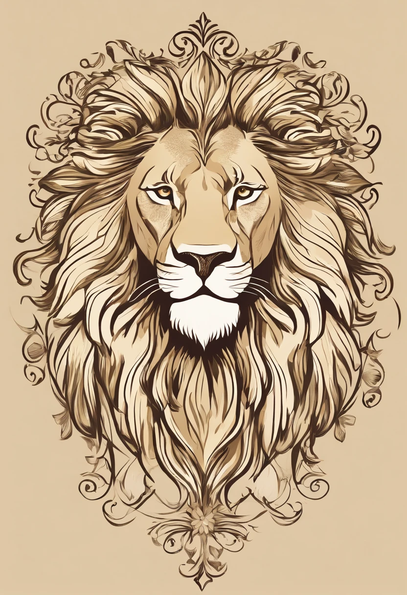 "Design a truly stunning logo for 'Besda Fashion', where elegance is the central feature. Use a color palette in gold and black tones to give it a touch of luxury and sophistication. En el centro del logo, Place a stylized representation of a majestic lion in gold or gold, con rasgos que denoten fuerza y nobleza.
The lion should be the main focus of the design and should convey an aura of authority and prestige.. Under the Lion, uses elegant and refined typography for the name 'Besda Fashion' in a gold or black tone that stands out. La fuente debe ser legible pero con un toque de estilo.
Para darle un toque adicional de impacto, considera utilizar detalles sutiles de ornamentos, such as watermarks or graphic elements that frame the logo elegantly. El resultado final debe ser un logo que hable de la excelencia en la moda y la indiscutible elegancia de 'Besda Fashion'."
