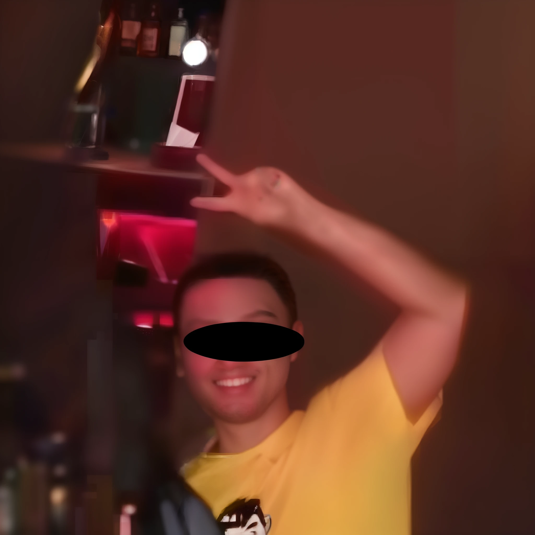 in a bar