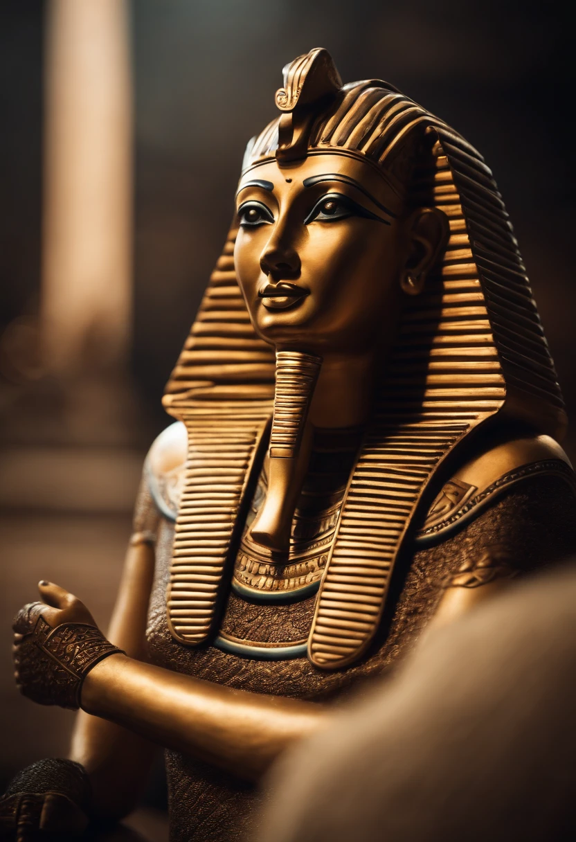 pharaon, rico, poderoso, barras de ouro 8k