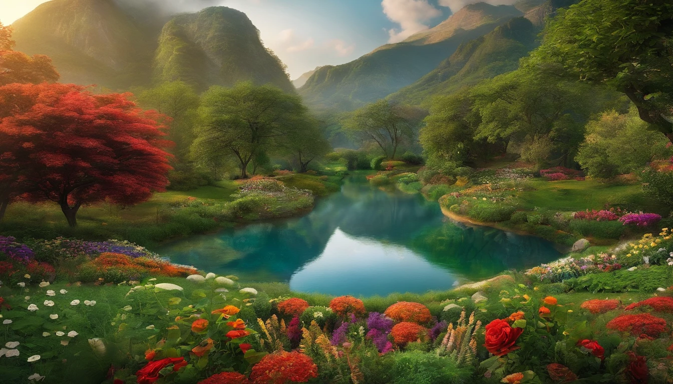 An image that represents the Earth as a well-kept garden, symbolizing our responsibility to care for creation.