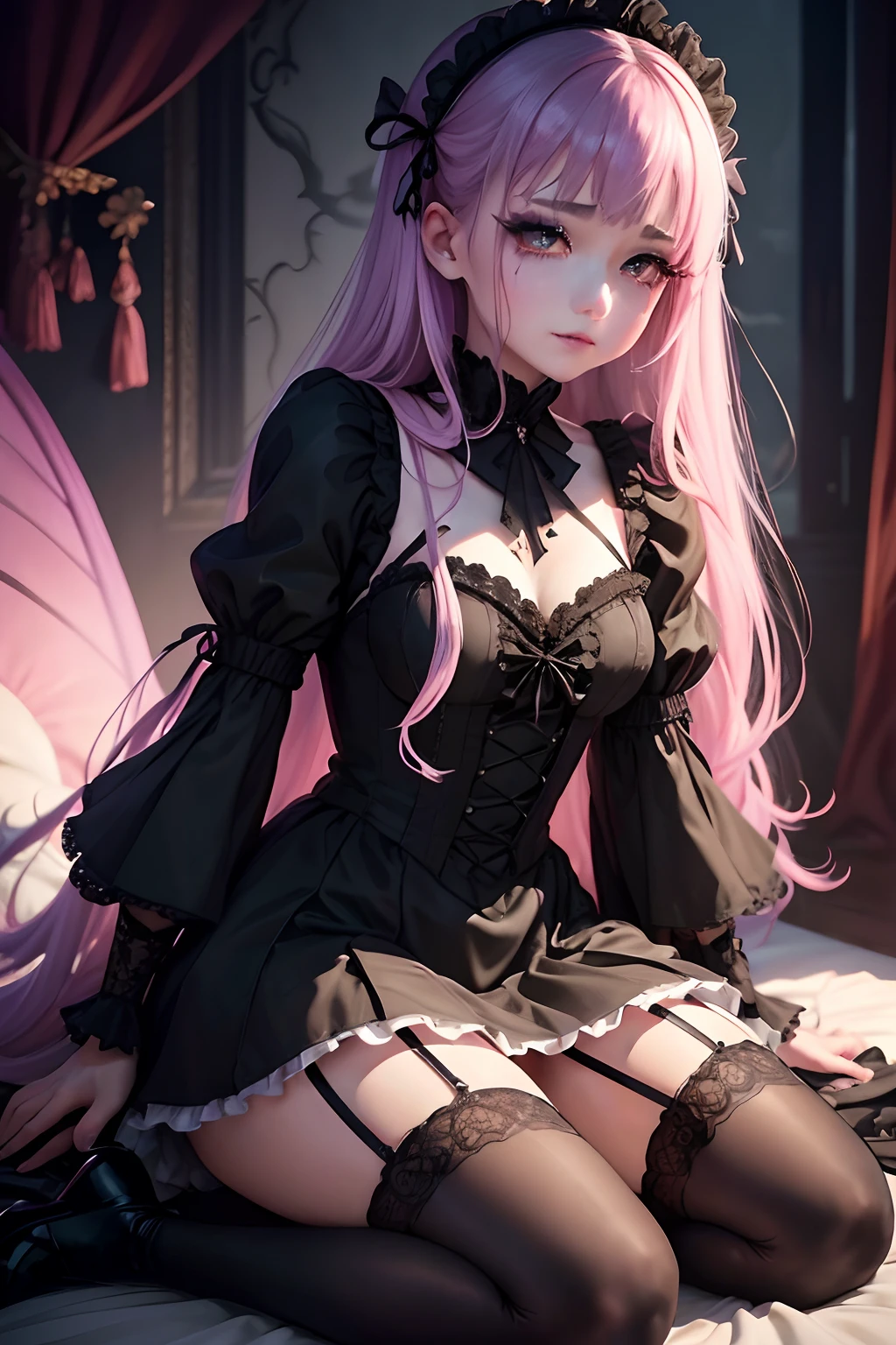A sexy、Glamour、Gothic ta、A slight smil、A sexy、garterbelts、knee high socks、Beautifying the world、Unhappy、Lament my night's fantasy、Beautie、Beautiful shape、wretched、ghosts、wraiths、Evil Spirit、The dragon、Beautiful、boredom、Unusual beauty、Bewitching、Fornication、Hard Dark Gothic Makeup、Maniacal、Deep night sky、horor、bell sleeves、Wizard Sleeve、twin-tail hair、maid clothes、Dark Gothic、Longer dress、Black Dark Eyeshadow、Visual Lock、slaves、crying how bright、mourn、Sad songs、Good skin luster、Lace pink、Long hair straight hair、Dark Gothic Makeup、Dark smile、An abnormal、Restless Palace、Kamimei、Pleasant look、Small Devil、Fragrant beauty、Smell、fragrant、lovely、Kiss Face、age19、carriage、Lying、seductiv、from below looking up、 Thighs become less plump、Strong sexual pleasure、masturbation、closing eye、sleep、
