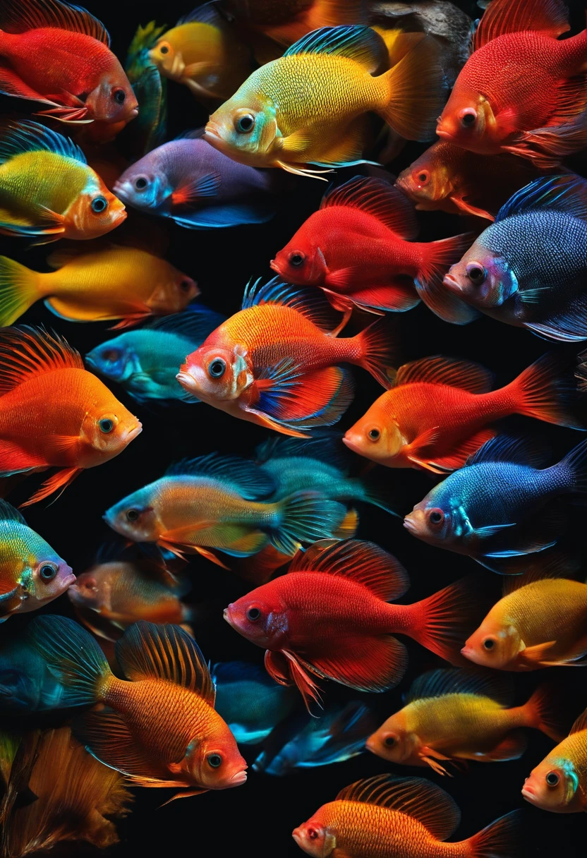 Logomarca de peixe betta mahachay