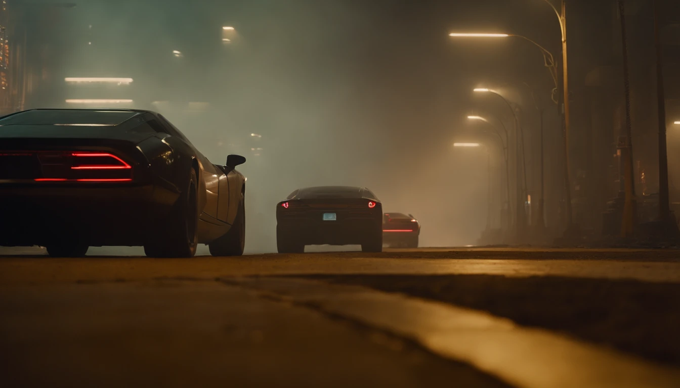 Um quadro fixo da cidade futurista do filme Blade Runner 2049. cinemactic. 8k. disco Rigido. alta qualidade.