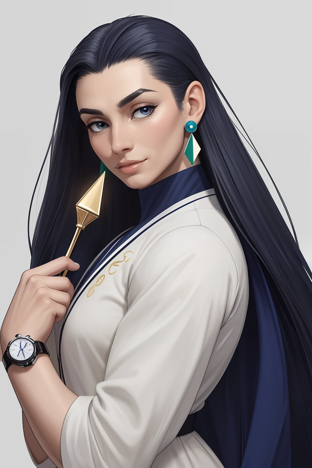A closeup of a person holding a scale with a watch, libra symbol, zodiac libra sign, Libra, advogado, advogado de defesa, accurate court, Justice, lei alinhada, imagem de perfil, estatura completa, imagem profissional, imagem do avatar, Direito - alinhado, equilibrium, good proportions, juiz, inspirado em Jan