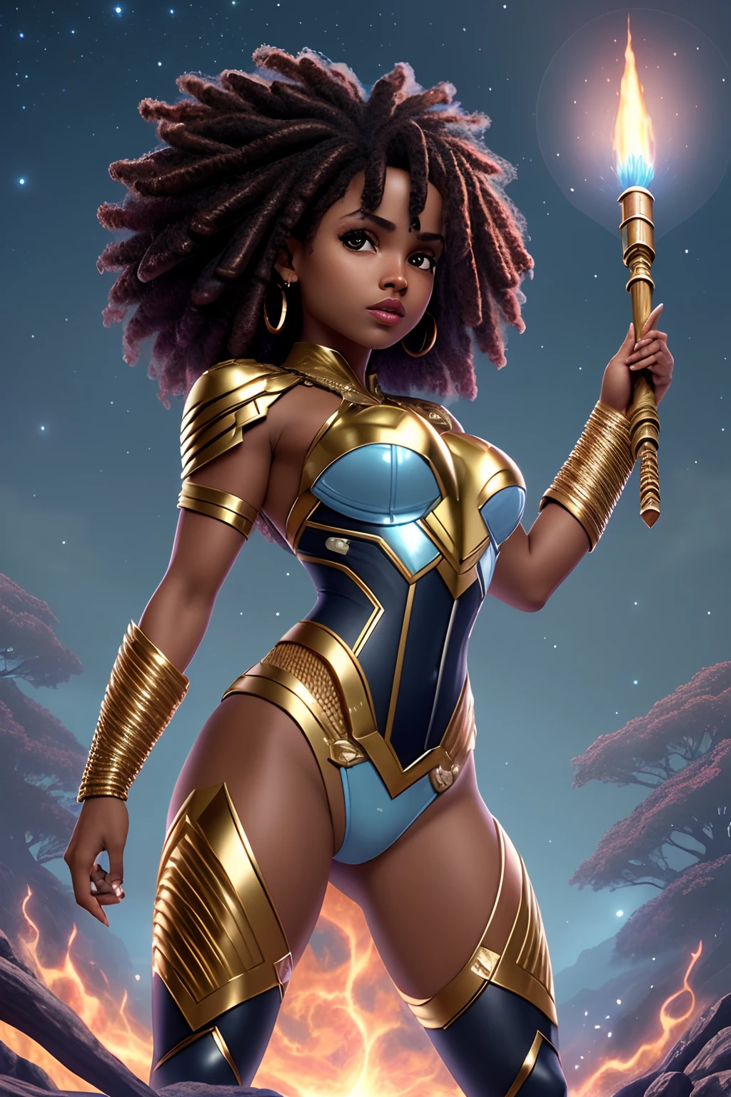 Uma mulher Moreno, de cabelo afro cabelo caindo para frente, Rasta type but braided, holding a lanSuperheroine, vestindo um ultraje de bandeira de Cabo Verde ,that in, Shape Dana spearhead informs of a , e um escudo em forma de ,, com belos seios corpo perfeito com , a wide thigh is beautiful a woman, com seios lindos corpo perfeito, uma coxa larga, is beautiful a destination with ,vario expression sexual pose, erotic A woman Moreno, de cabelo afro cabelo caindo para frente, Rasta type but braided, holding a spear in, Shape Dana spearhead informs of a , e um escudo em forma de ,, com belos seios corpo perfeito com , a wide thigh is beautiful a woman, com seios lindos corpo perfeito, uma coxa larga, is beautiful a destination with ,vario expression sexual pose, erotic cosmic fallen angel, olhos claros brilhantes, Biomechanicals, estranho, assustador, pesadelo, cores muito brilhantes, light particles, com luz brilhante, Mshiff, Arte do papel de parede, UHD Summoner Wallpaper Barefoot Female Levitating with Hair , robes and arms of cloak raised on a broken earth, luz de lava brilhante de baixo do campo de asteroides (rochas irregulares, pedregulhos e detritos disparando para o ar:1.3) (tempestade de detritos de poeira ventosa:1.1) Volumetric mist mist ray tracing z pass bright light from below, (obra-prima) (melhor qualidade) (detalhado) (8k) (cinematic lighthing) (foco nítido) (intrincado)