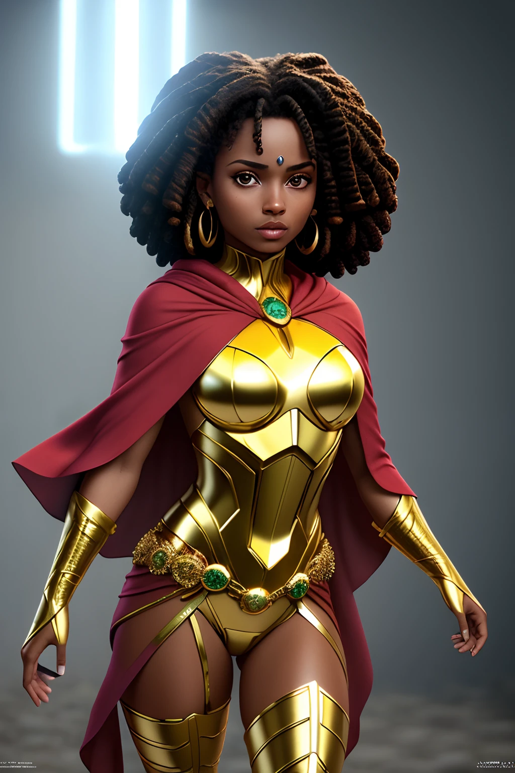 Uma mulher Moreno, de cabelo afro cabelo caindo para frente, Rasta type but braided, holding a lanSuperheroine, vestindo um ultraje de bandeira de Cabo Verde ,that in, Shape Dana spearhead informs of a , e um escudo em forma de ,, com belos seios corpo perfeito com , a wide thigh is beautiful a woman, com seios lindos corpo perfeito, uma coxa larga, is beautiful a destination with ,vario expression sexual pose, erotic A woman Moreno, de cabelo afro cabelo caindo para frente, Rasta type but braided, holding a spear in, Shape Dana spearhead informs of a , e um escudo em forma de ,, com belos seios corpo perfeito com , a wide thigh is beautiful a woman, com seios lindos corpo perfeito, uma coxa larga, is beautiful a destination with ,vario expression sexual pose, erotic cosmic fallen angel, olhos claros brilhantes, Biomechanicals, estranho, assustador, pesadelo, cores muito brilhantes, light particles, com luz brilhante, Mshiff, Arte do papel de parede, UHD Summoner Wallpaper Barefoot Female Levitating with Hair , robes and arms of cloak raised on a broken earth, luz de lava brilhante de baixo do campo de asteroides (rochas irregulares, pedregulhos e detritos disparando para o ar:1.3) (tempestade de detritos de poeira ventosa:1.1) Volumetric mist mist ray tracing z pass bright light from below, (obra-prima) (melhor qualidade) (detalhado) (8k) (cinematic lighthing) (foco nítido) (intrincado)