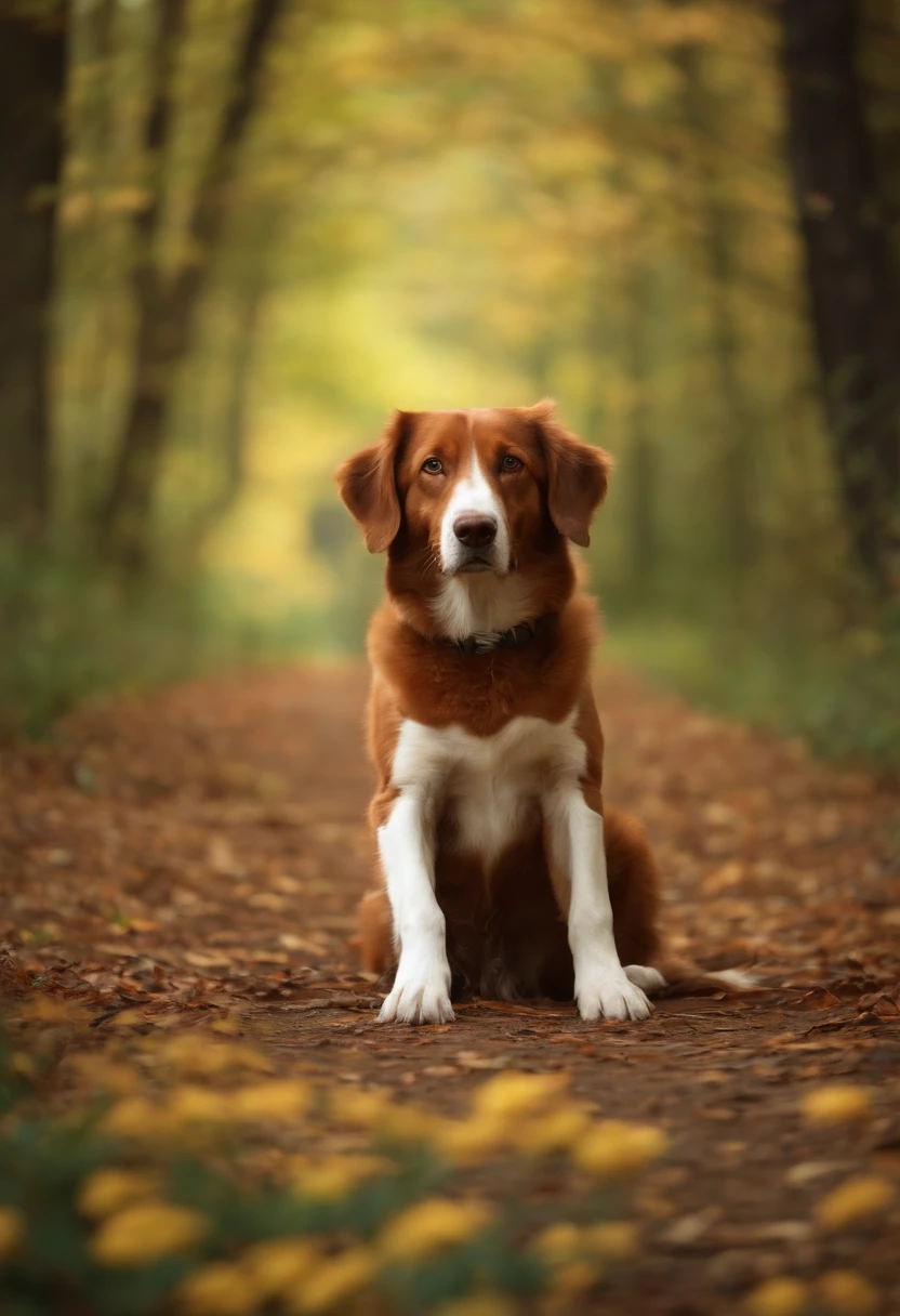 Make a picture of a dog with seven legs