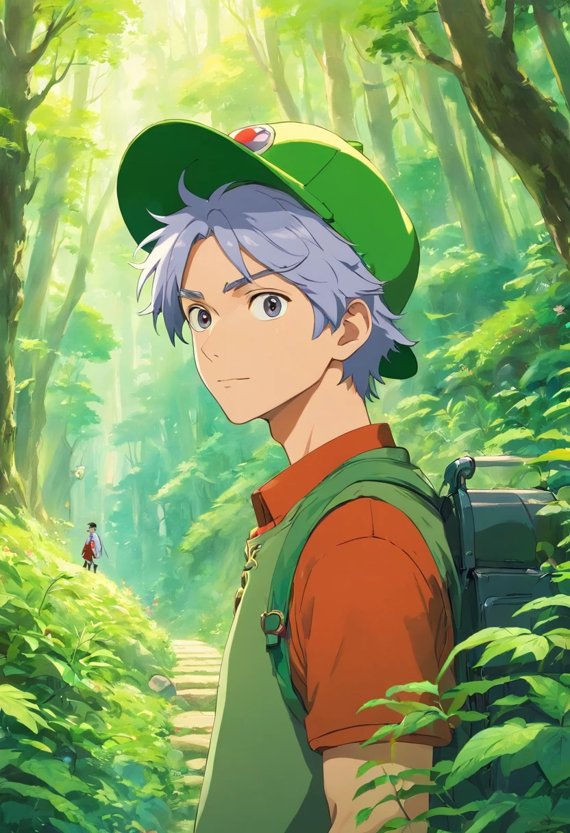 homem mais velho, Villanious, bonnet, hunterxhunter, bigode, Floresta