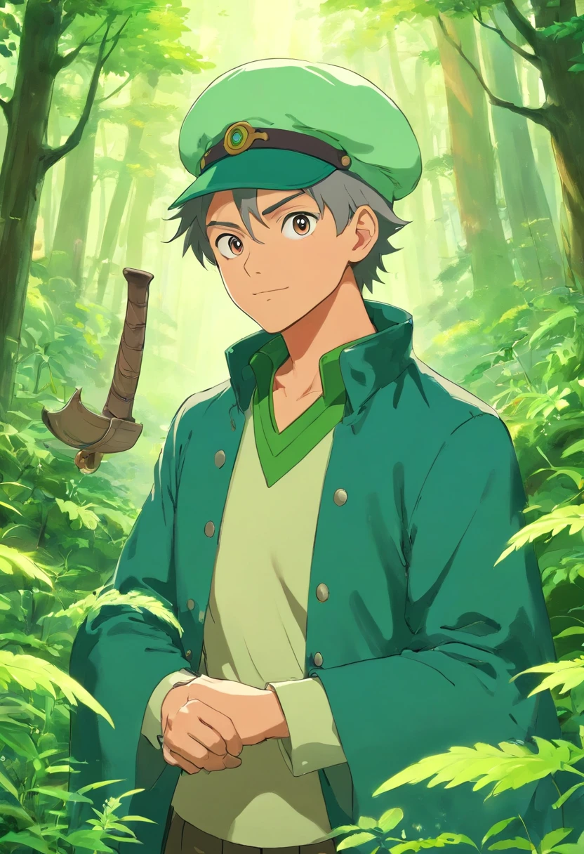 homem mais velho, Villanious, bonnet, hunterxhunter, bigode, Floresta