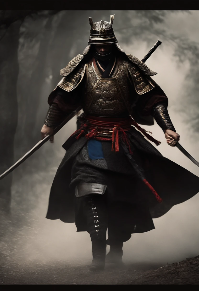 Um Samurai virtuoso, perdido no tempo em um mundo de desordem; where principles, Values and good customs no longer exist and are no longer honors. sad and lonely, Living by Your Moral Code, He follows the walk with his shoulders girded in a deep spiritual depression