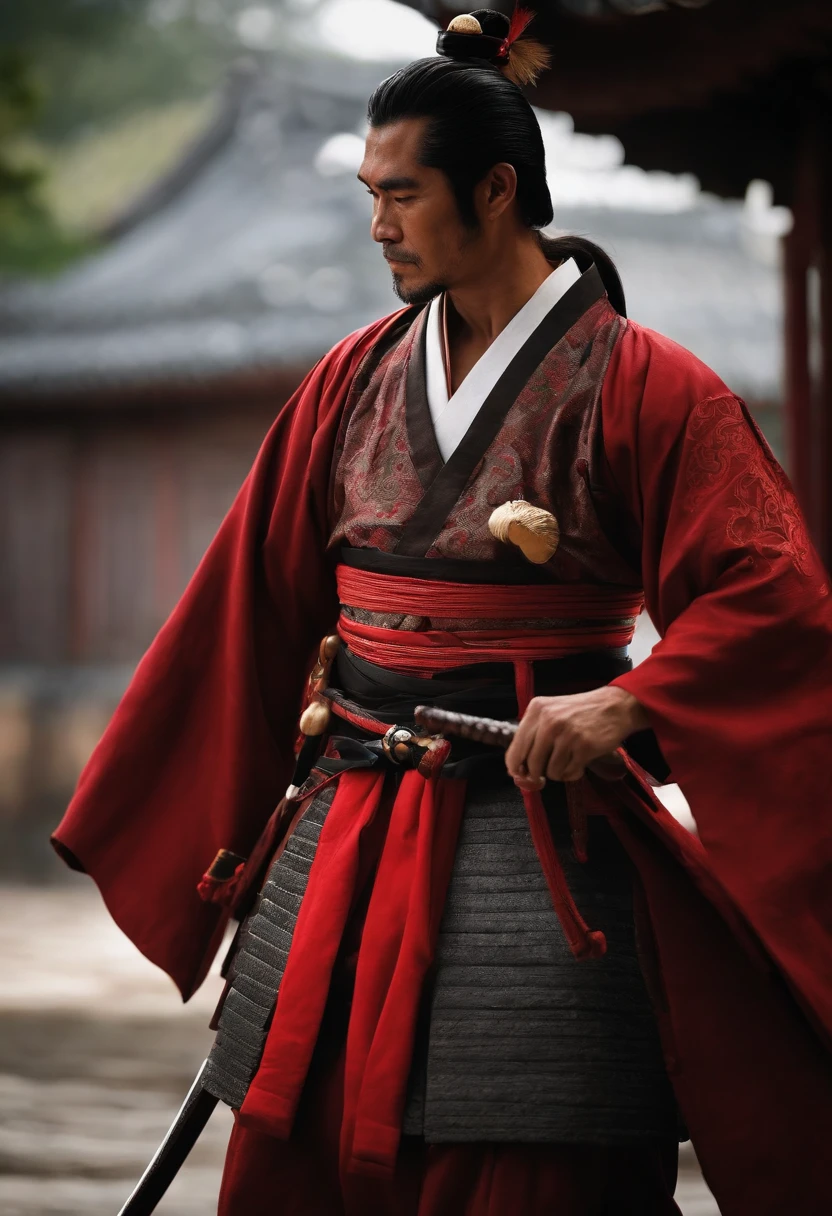Um Samurai virtuoso, perdido no tempo em um mundo de desordem; where principles, Values and good customs no longer exist and are no longer honors. sad and lonely, Living by Your Moral Code, He follows the walk with his shoulders girded in a deep spiritual depression