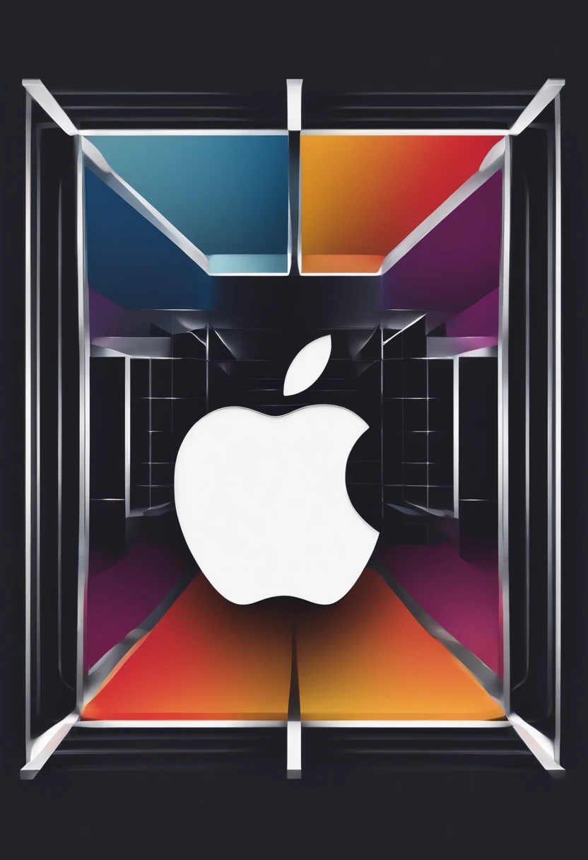 (aesthetic,creative,artistic:1.1),(best quality,highres:1.2),vivid colors,ultra-detailed,photorealistic,sharp focus,professional(HDR,physically-based rendering),(distinct,unique,modern,eye-catching,iconic) Apple logo,(sleek and elegant,simple and clean),(minimalistic design,minimalist),(stylish,modern),(distinctive,recognizable),(silhouette,shape),(bold and sharp),(gradient colors),(silver and gray hues),(reflections and shadows),(smooth and glossy texture),(digital,technological,innovative),dynamic concept art,pop-art style,stereo shape,progressive,abstract,geometric shapes,(corporate and professional,enterprise-grade),vector-based design,brand identity,innovative creative approach,iconic logo creation,(reimagined,reinvented) Apple logo,optical illusions,(minimalist-black-and-white,minimalistic),(modernistic and futuristic),(crisp and polished),(sophisticated and aesthetic),(sleek and high-tech),(luxurious and premium),colorful vibes,(stylized,stunning,striking) logo design,(high-resolution,perfectly balanced),(idea-provoking,thought-provoking),(simplified logo,stylized emblem)