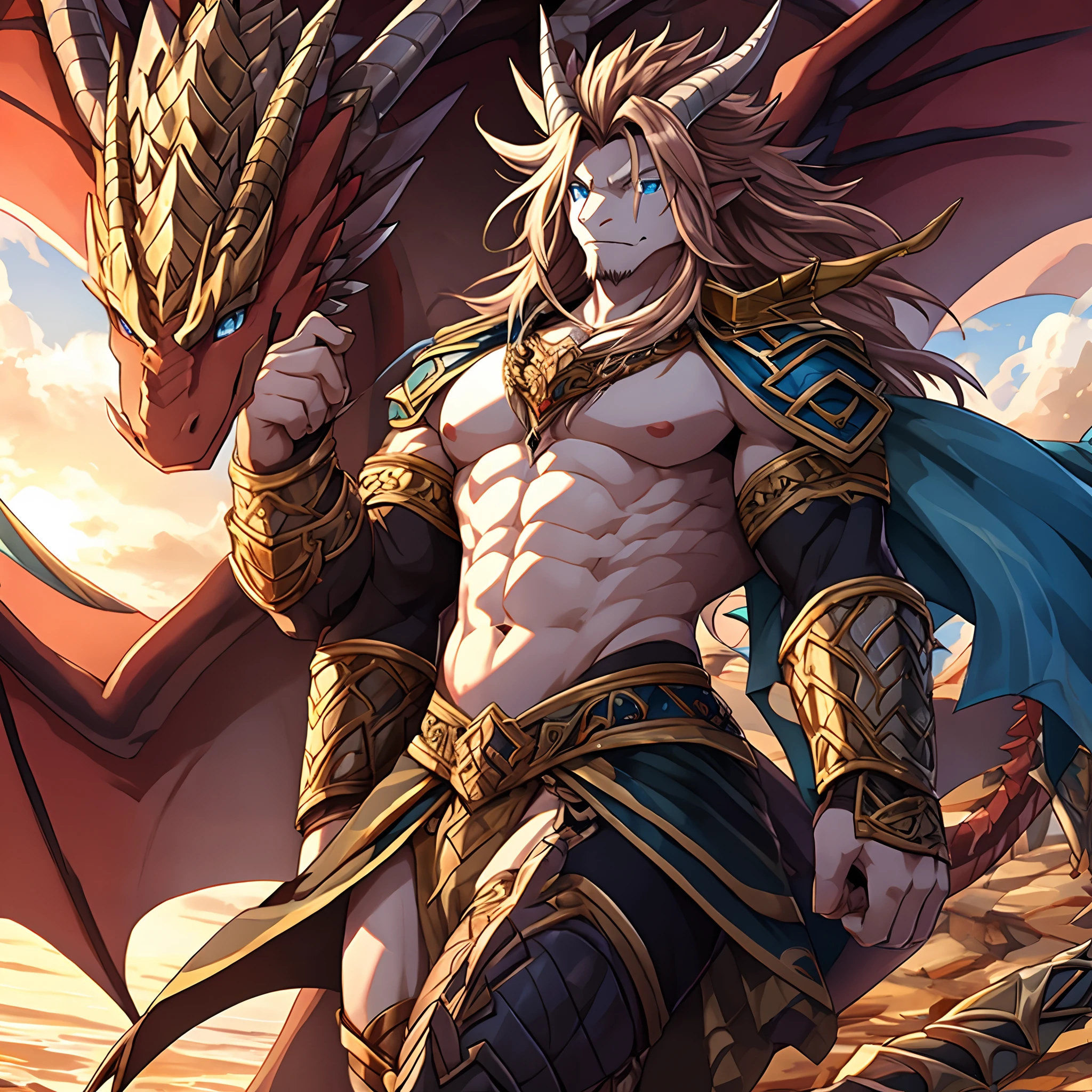 The Dragon Emperor Siegfried, masterpiece, best quality