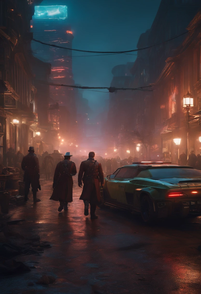 Cyberpunk Civil War scenario