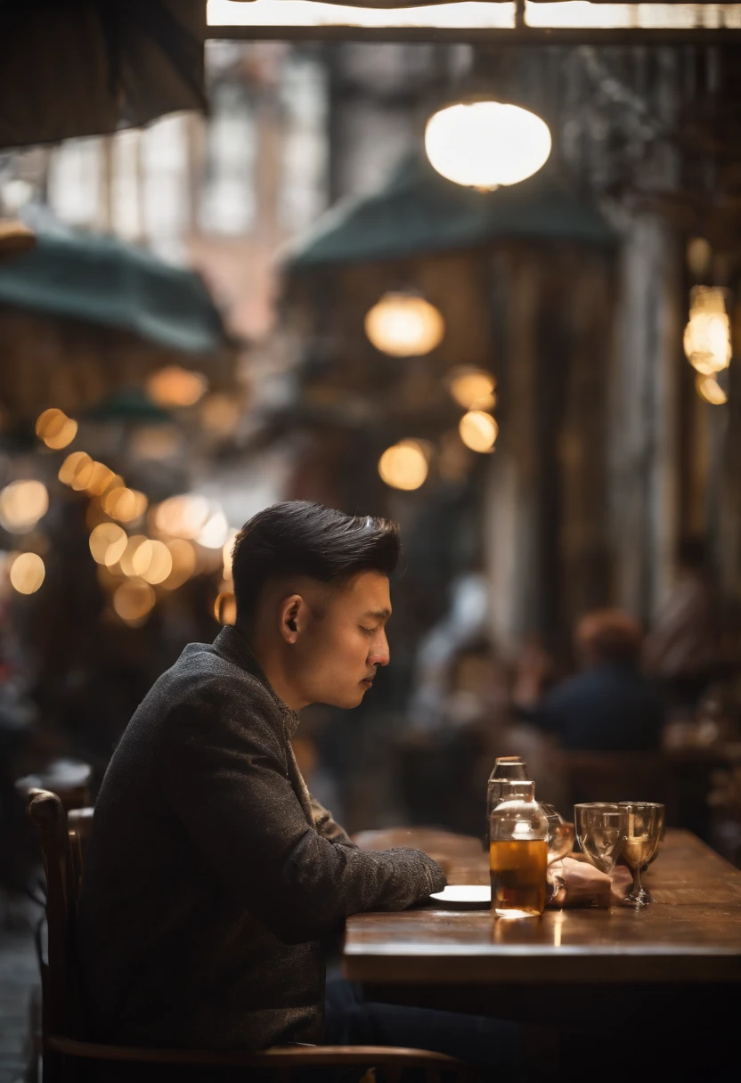 城市,the street,One guy,restaurant,elevation