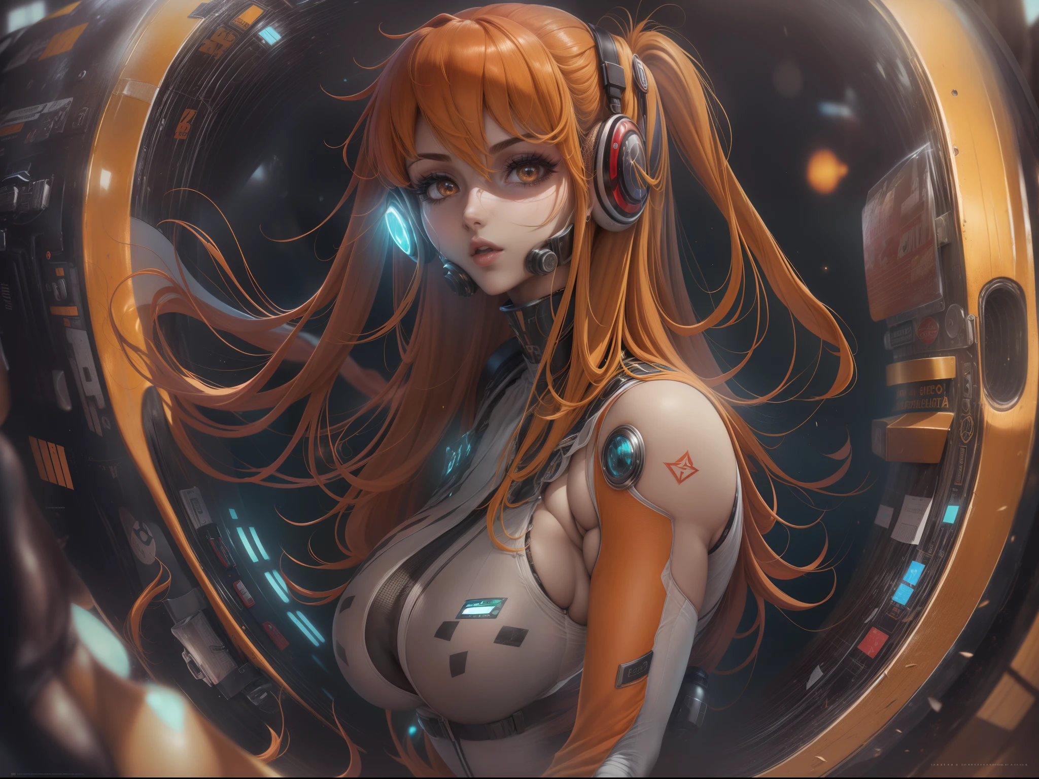 Asuka Langley, Vista do lado, estilo cachorrinho, renda, looking-into-camera, sexy, muito sexy, boca aberta, Bumbum perfeito, Material Transparente, transparente, mamilo irregular, (de cima para baixo para cima: 0.8), Sozinho em uma cidade cyberpunk, Hiper realista, Ultra realista, 8k, cinematographic, Abordagem de, franja, corar, Bodysuit, seios, behind, Luvas, cabelos ruivos, fones de ouvido, jaqueta, seios grandes, Cabelos compridos, Mangas compridas, Olhando para o Viewer, rear facing, boca aberta, brilhante, Roupas brilhantes, pele apertada, heaven, sozinho, coxas, Caudas duplas, Alice \ (Aceno \), (obra prima: 1.4), (melhor qualidade: 1.4), (pele brilhante), realista, Amazing and elaborate details, Obras, qualidade superior, Arte Oficial, papel de parede CG Unity 16k altamente detalhado, beleza esbelta, Belas cenas, clear facial features, hiper realista, octane rendering, UE5, alto detalhado, hipercalidad, alta resolubilidade, Art Station Trend, Hiper-realismo, surrealismo, disco Rigido, 16k, Teleobjectiva, split lighting, corpo inteiro, NSFW, Momentos milagrosos de uma vida, Fantastic Visual Depictions, Efeitos profissionais,