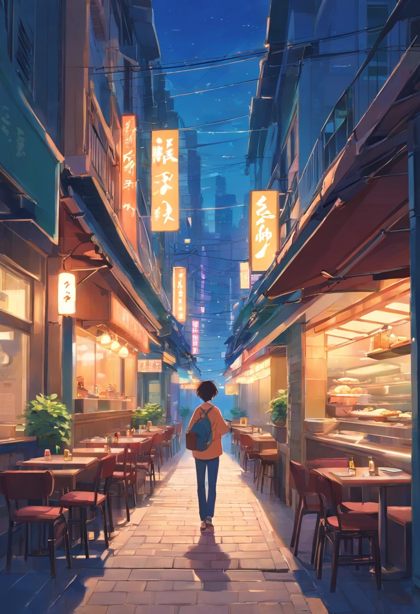城市,the street,One guy,restaurant,elevation