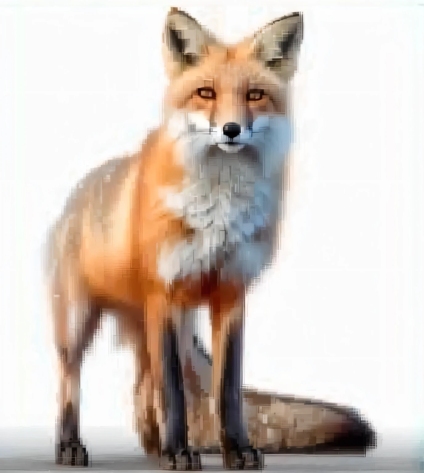 Arafed fox standing on a rock looking into the camera, animal raposa, stylised fox - like appearance, pernas de raposa, raposa digital, an anthropomorphic fox, female fox, raposa, anthropomorphic fox, Parte Raposa, tonic the fox, raposas, Foxy, uma raposa antro, A linda raposa peluda, raposa, Cientista da Raposa