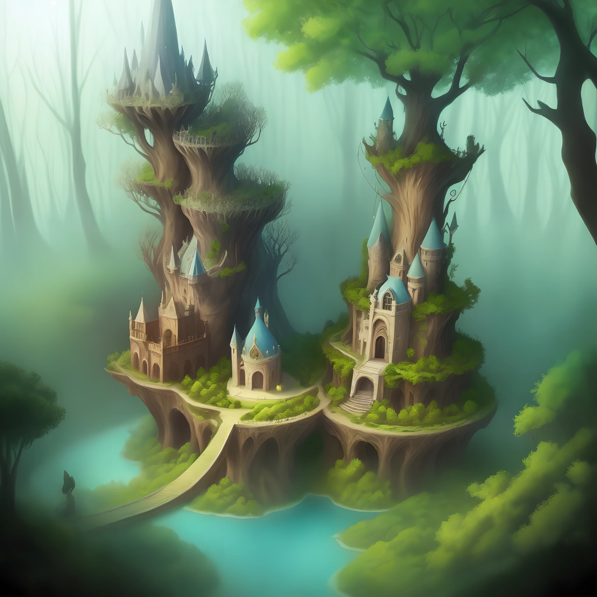 Many years ago, em um mundo distante, existia um reino encantado conhecido como "The Kingdom of Pure Hearts". This magical realm was hidden behind a dense forest, protegido por uma magia antiga. Only the true and pure in heart had the chance to find this special place.
