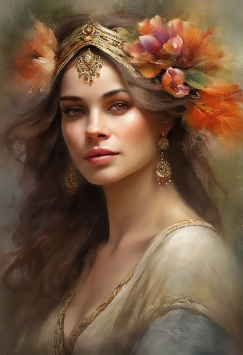 game card, sereia feminina por ZHICHAO, neutral expression, intensidade da parte superior do corpo, master part, best quality, ultra-detalhado, beautiful cinematic lighting, detalhes intrincados, Olhando para o Viewer, Profundidade de campo-AR 2:3-s 200