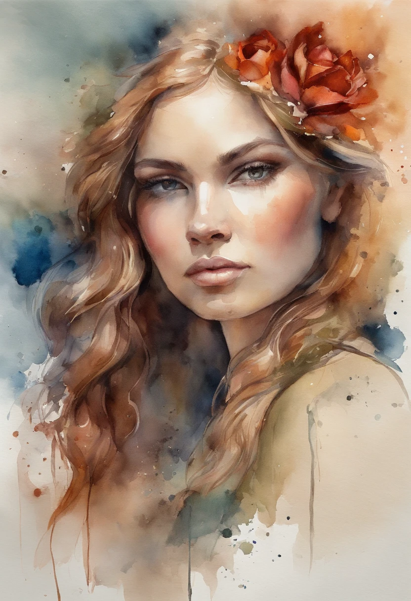game card, sereia feminina por ZHICHAO, neutral expression, intensidade da parte superior do corpo, master part, best quality, ultra-detalhado, beautiful cinematic lighting, detalhes intrincados, Olhando para o Viewer, Profundidade de campo-AR 2:3-s 200
