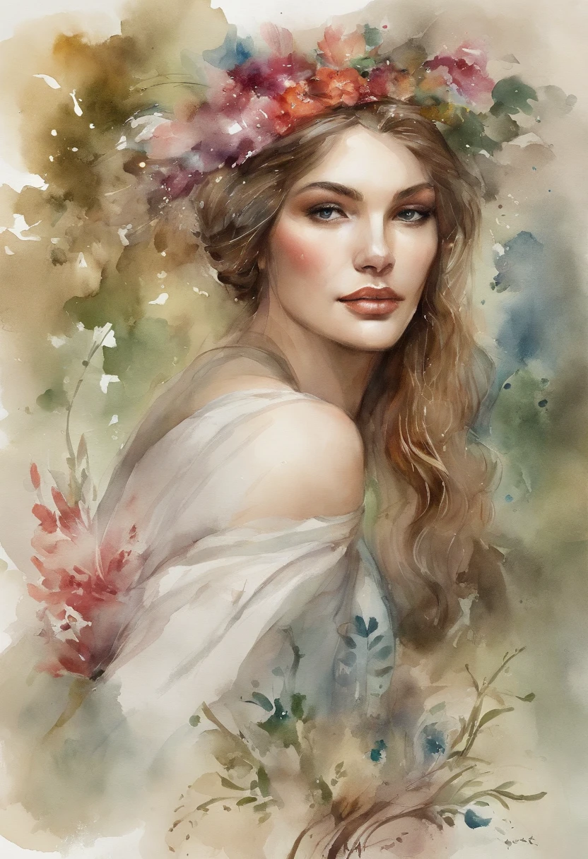 game card, sereia feminina por ZHICHAO, neutral expression, intensidade da parte superior do corpo, master part, best quality, ultra-detalhado, beautiful cinematic lighting, detalhes intrincados, Olhando para o Viewer, Profundidade de campo-AR 2:3-s 200