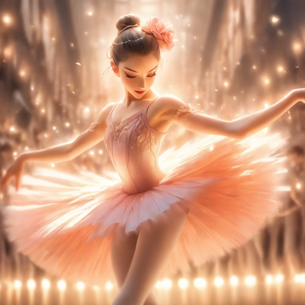 ExtremelyDetailed (((Ballet Dancer Team Kawaii s in a row:1.4))), Chi perfect face, Reflective Eyes, Detailed(Delicate Clothing textures), Corrected Leg to Foot Line, Corrected Childish, Dynamic Joyful Expressions LifeLike Rendering, ((Specular Reflection:0.8)), TopQuality 8K Ultra-detailed masterpiece (ProfessionalPhoto:1.37)(Acutance:0.8),(Luminism:1.28), facing away (from side ) Assfocus