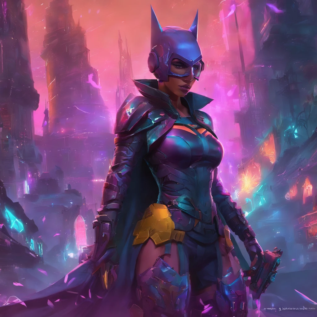 cavaleiro arafed com uma espada roxa na chuva, cavaleiro cyberpunk, estilo fantasia 8 mil octane render, Amazing 8K character concept art, arte conceitual. 8 mil, Arte conceitual 4K e hiper realismo, trending on ArtStation.', 8 mil arte conceitual de alto detalhe, Batman cyberpunk, menacingly. irreal 5, trending on ArtStation:3, gladiador cyberpunk