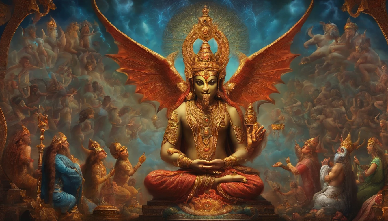 The mixing of all the demons of all the religions of the world into one demon