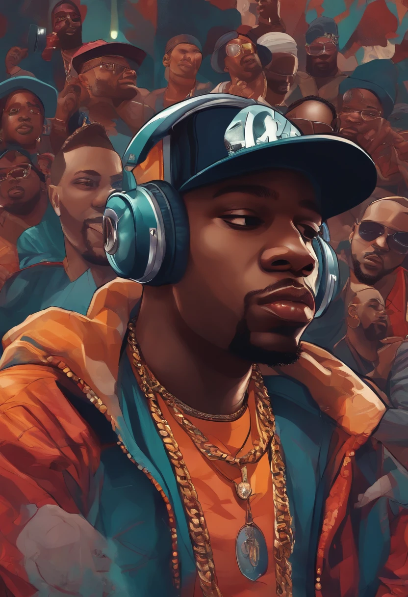 Caricatura do Hip Hop Trap