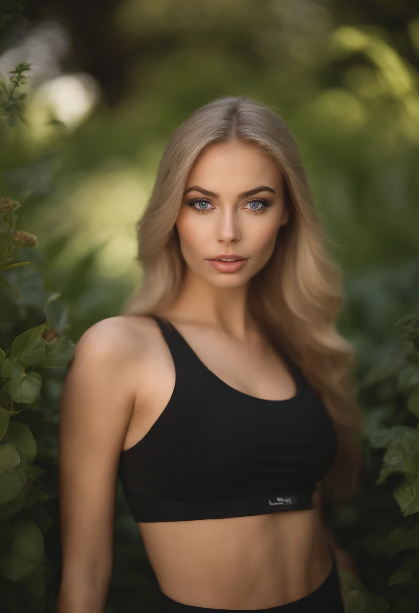 Woman with matching tank top and panties, Sexy girl with blue eyes, portrait sophie mudd, portrait corinna kopf, blonde hair and large eyes, Selfie einer jungen Frau, Augen im club Violet Myers, ohne Make-up, Natural makeup, Blick direkt in die Kamera, Gesicht mit Artgram, dezentes Make-up, Stunning full body shot, im garten