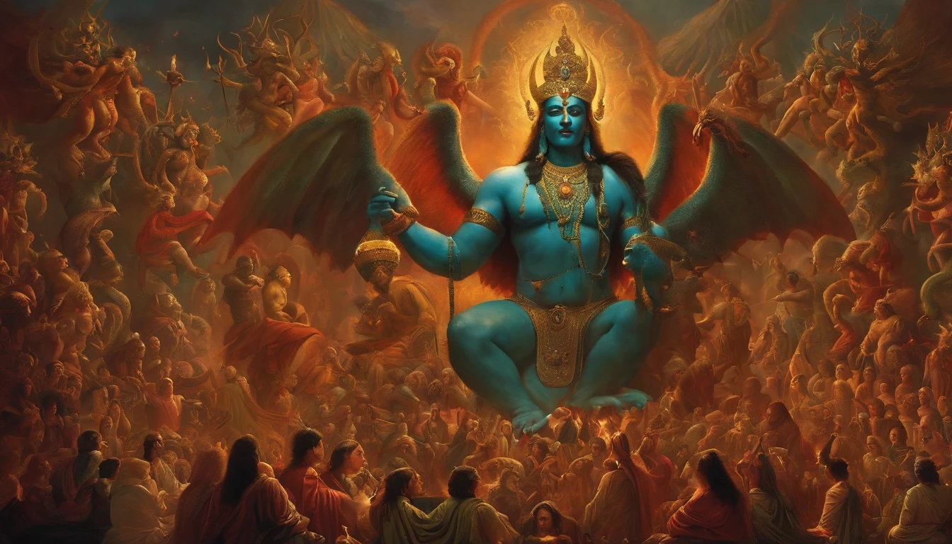 The mixing of all the demons of all the religions of the world into one demon