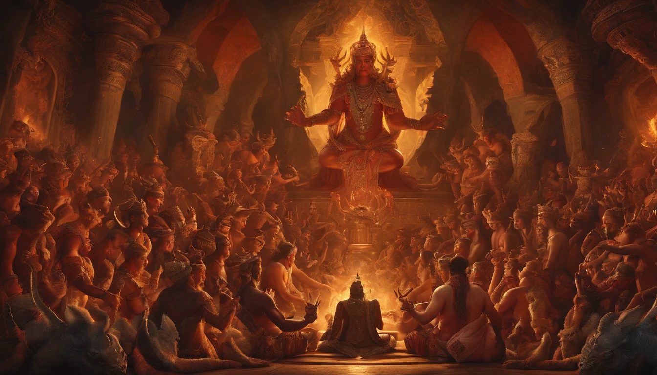 The mixing of all the demons of all the religions of the world into one demon