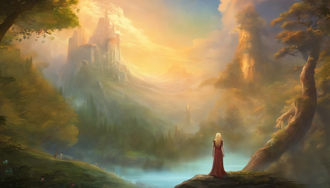 Jovem deusa grega Agora mesmoa, Virgin of wild nature and hunting, com (((blonde hair))) e (((olhos azuis))), Amazingly beautiful, is light-skinned, esbelta e alta, (Agora mesmo) Abs, "Parece rigoroso e determinado", mythical Arcadian mountains and forests, mitologia grega, hiper-realismo, fotorrealista, super detalhe, 8k, master part