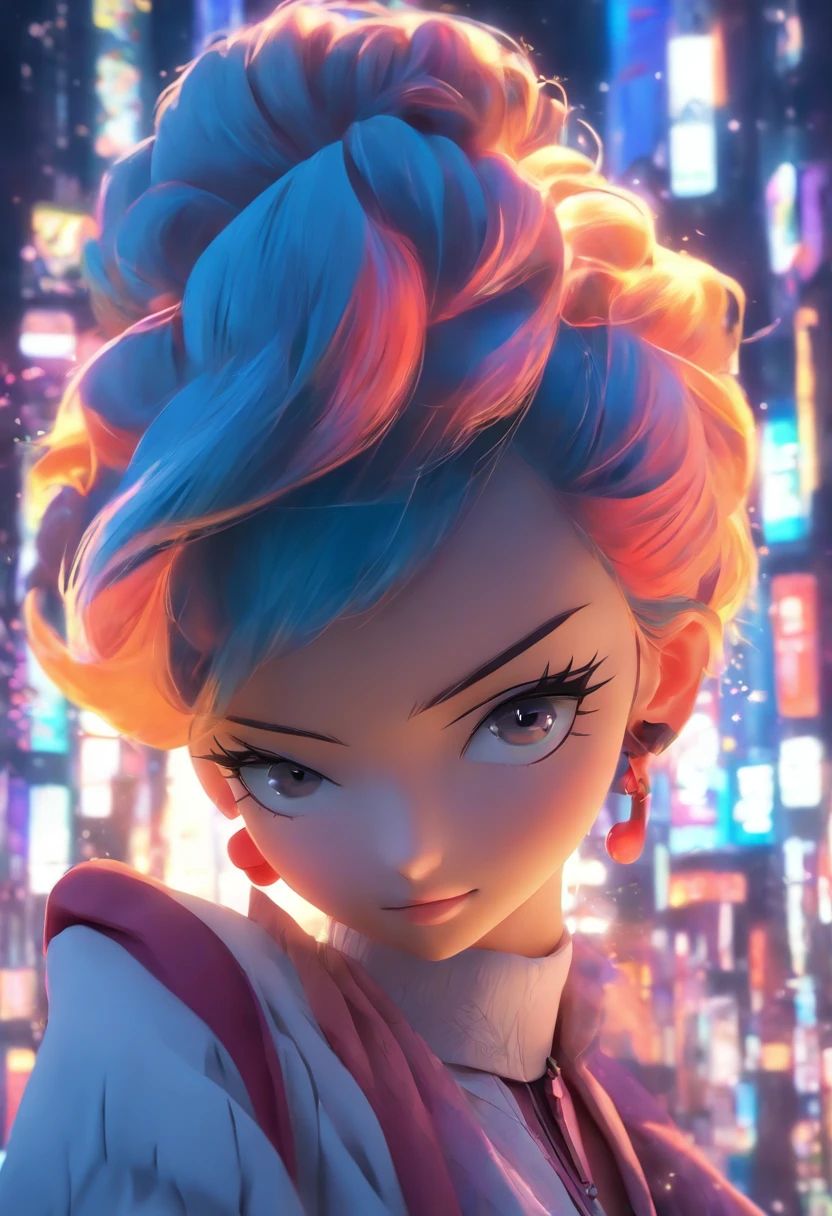 Anime - Stylistic image of a woman in a dress and a jacket, com fones de ouvido com orelhas de gato, photorealistic anime girl rendering, Anime suave de arte CG, Estilo de anime 3D realista, Anime peito grande. soft lighting, arte de anime realista, arte de anime digital, arte de anime digital detalhada, Estilo anime 4k, Advanced digital anime art, garotas de anime sedutoras, arte digital estilo anime, Estilo Anime 3D, Hijabi