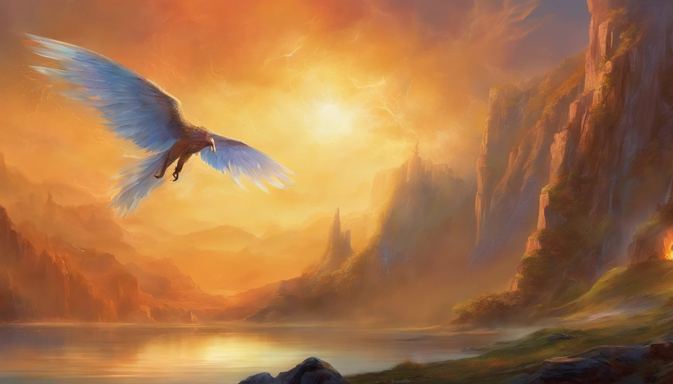 uma pintura de um anjo, ((Homens)), ((Dramatic look at the camera,((corpo muscular, forte, pernas bem torneadas e musculosas)), (((superior grande e forte)), ((with several huge wings)), (((asas de anjo)), various positions (((tiro de corpo inteiro)), homem de corpo inteiro, Frank Kelly Freas, Estilo Karol Bak, melhor qualidade,32k ultra qualidade, qualidade do papel de desfile, imagem do filme, Classic 8K